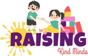 pink and purple cute kids playground logo
